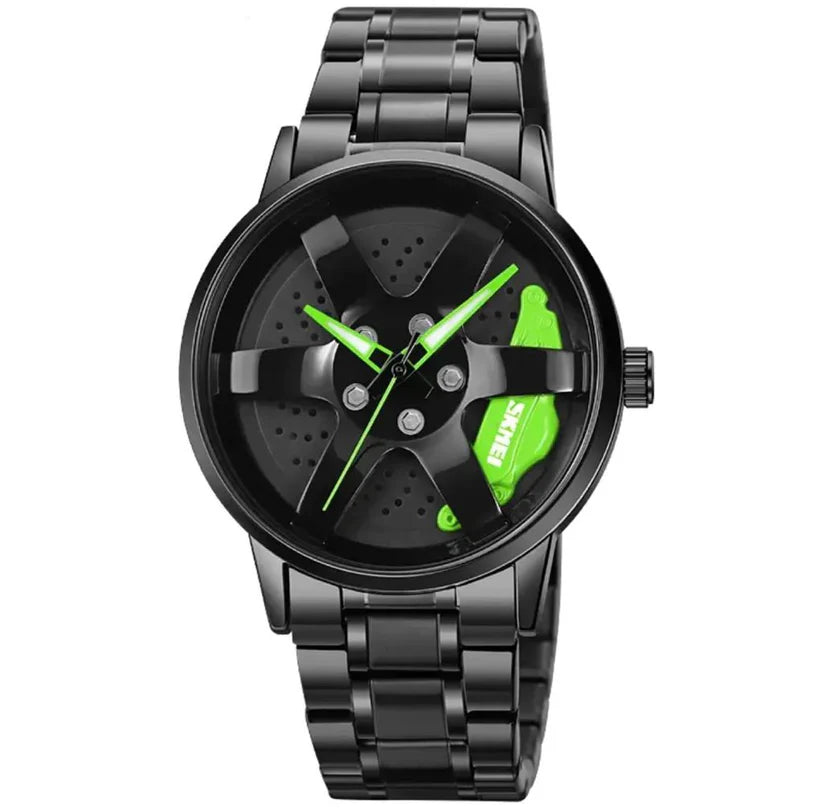 Gyro Rotating Alloy Wheel - Stainless Steel